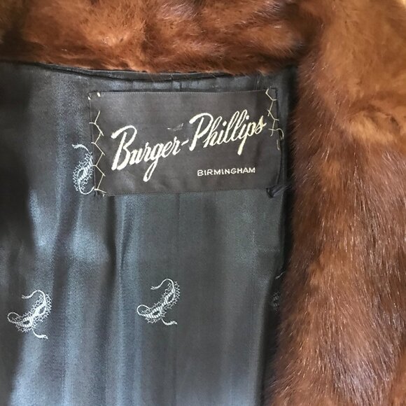 Vintage Burger Philipps mink fur coat (size M, preowned) - Picture 6 of 10